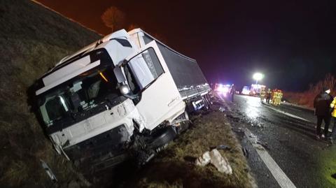 Wypadek na dw 352 w kierunku Bogatyni