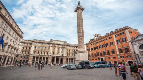 Do incydentu doszło w okolicy Piazza Colonna w Rzymie