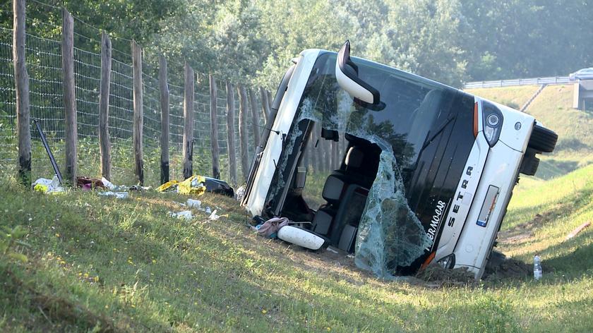 Wypadek autokaru na Węgrzech