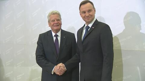 Prezydenci Polski i Niemiec w korpusie NATO w Szczecinie