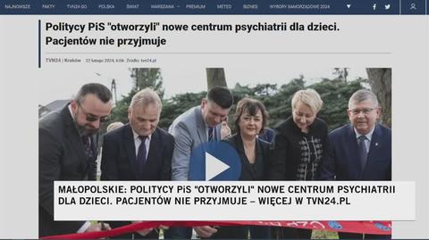 Bartłomiej Plewnia, tvn24.pl: przecięto wstęgę, potem drzwi zamknięto na cztery spusty