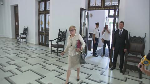 Małgorzata Gersdorf, wchodząc do Sejmu, potwierdziła że wskazała prezesa Izby Pracy na pełniącego obowiązki I prezesa SN