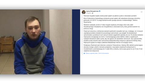 Pierwszy rosyjski żołnierz stanie przed sądem za zbrodnie wojenne na Ukrainie. Relacja Andrzeja Zauchy