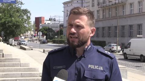 Rzecznik opolskiej policji o zatrzymaniu mężczyzny z nożem
