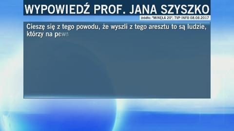 Ostatnia i wcześniejsza wypowiedź Jana Szyszki w sprawie pobicia operatora Polsatu