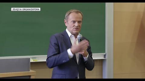 Tusk mówił na UMCS o wojnie w Ukrainie