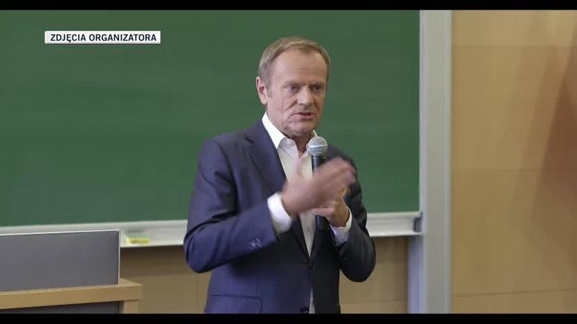 Tusk mówił na UMCS o wojnie w Ukrainie