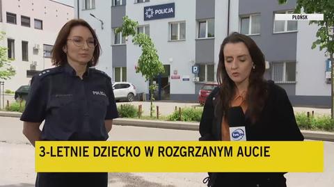 Dziecko w rozgrzanym aucie
