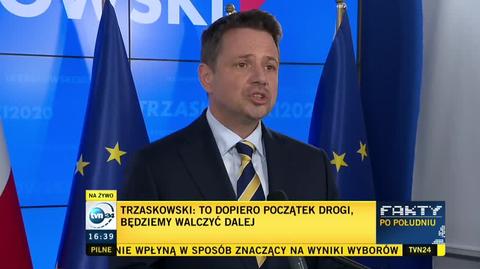 Trzaskowski: to jest olbrzymia szansa dla pana prezydenta, żeby uwolnić się od jednej partii politycznej