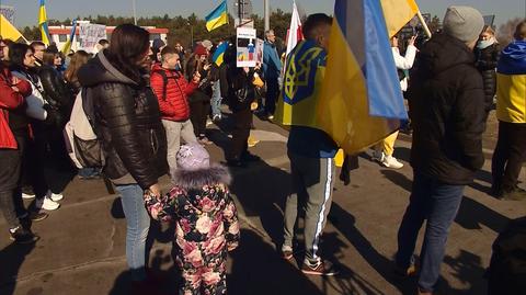 Blokada tirów jadących na Białoruś wciąż trwa