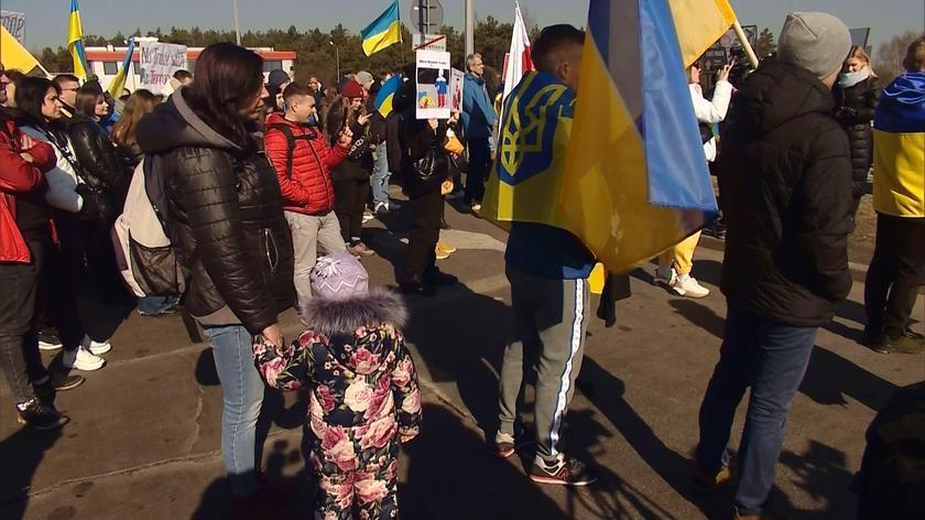 Blokada tirów jadących na Białoruś wciąż trwa