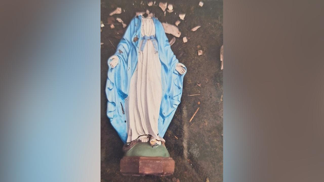 Zniszczona figurka Matki Boskiej. Policja ma podejrzanego