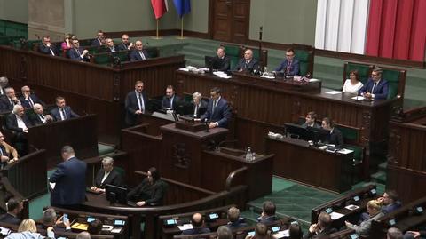 Morawiecki i Hołownia o projektach ustaw rządu. Cała dyskusja