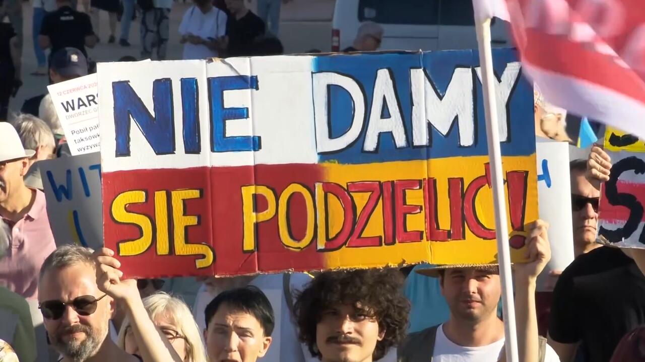 Wyszli na ulice przeciw hejtowi i skłócaniu Polaków i Ukraińców. "Musimy być razem"