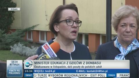 Minister edukcaji o pierwszym dniu w szkole dzieci z Mariupola i Donbasu