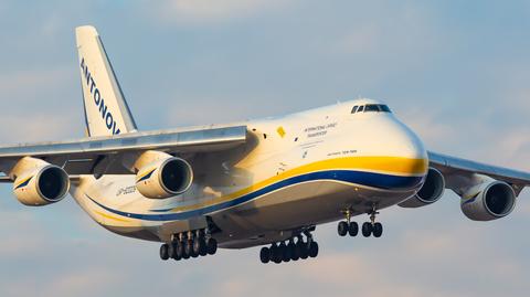 Jeden z największych transportowych samolotów świata, An-124 Rusłan