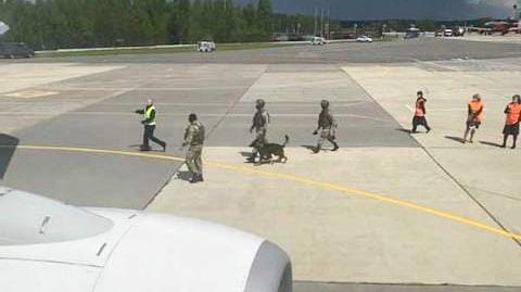 Pasażerka o tym, co działo się na pokładzie samolotu zmuszonego do lądowania w Mińsku
