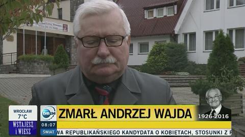 Wałęsa o zmarłym Wajdzie 
