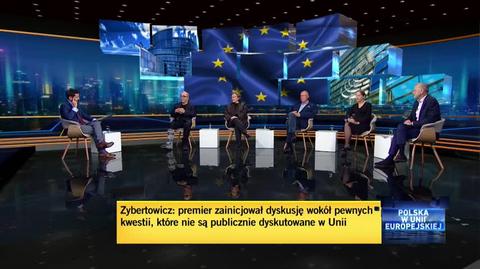 Frag. wypowiedzi dr Bonikowskiej z Centrum Stosunków Międzynarodowych podczas debaty TVN24 "Polska w Unii Europejskiej"