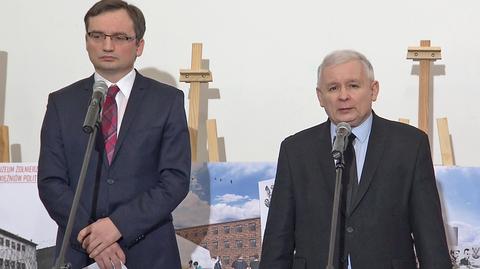 O powstaniu muzeum Żołnierzy Wyklętych na konferencji prasowej poinformowali Jarosław Kaczyński i Zbigniew Ziobro