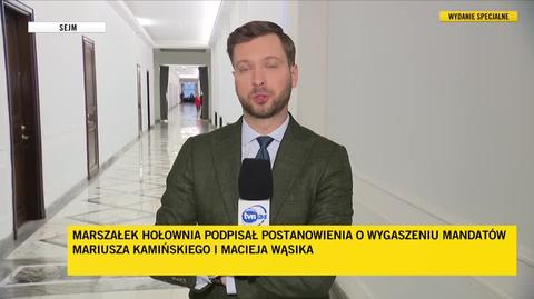 Kamiński i Wąsik skazani, jest postanowienie o wygaśnięciu mandatów. Co dalej?