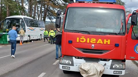 Tragiczny wypadek na Słowacji. Kierowca autobusu nie zaciągnął hamulca ręcznego