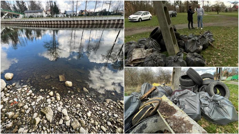 Obywatelskie sprzątanie nad Odrą w Oławie