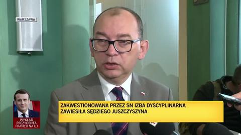 Sędzia Przemysław Radzik: jeżeli sędzia Juszczyszyn będzie przychodzić do pracy, narazi się na kolejne zarzuty