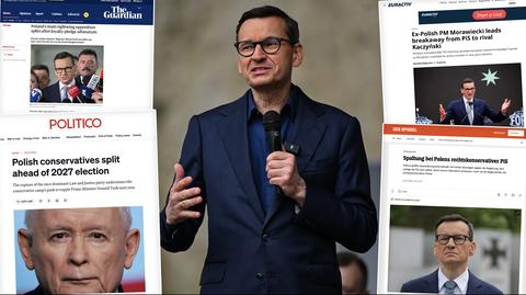 Zagraniczne media o rozłamie