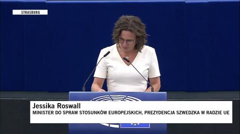 Debata w PE o Polsce. Roswall: ta debata podkreśla, jak bardzo istotne są rządy prawa w połączeniu z demokracją