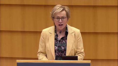 Jadwiga Wiśniewska w europarlamencie o aborcji w Polsce