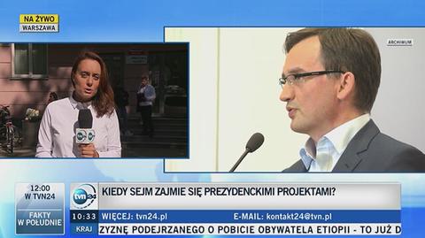 Ani politycy PiS i opozycji, ani Zbigniew Ziobro nie dostali zaproszenia do konsultacji