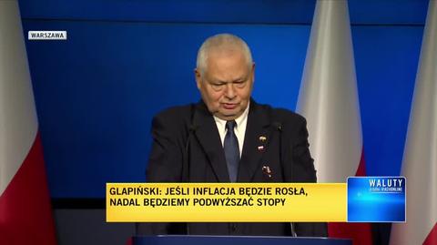 Glapiński: zrezygnowaliśmy z podniesienia jej o 75 punktów bazowych (wypowiedź z 8 lipca 2022)