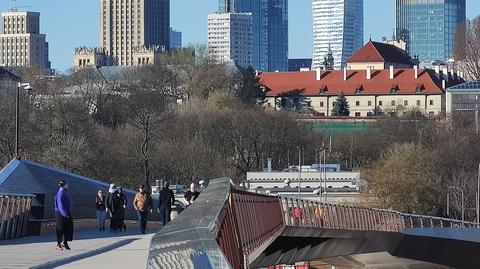 Warszawa. Most pieszo-rowerowy otwarty