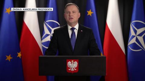 Prezydent: świat z podziwem patrzy, jak miliony Polaków zaangażowały się w pomoc