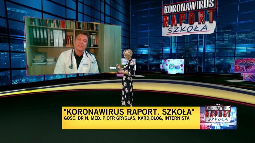 Piotr Gryglas odpowiadał na pytania w "Koronawirus raport. Szkoła"