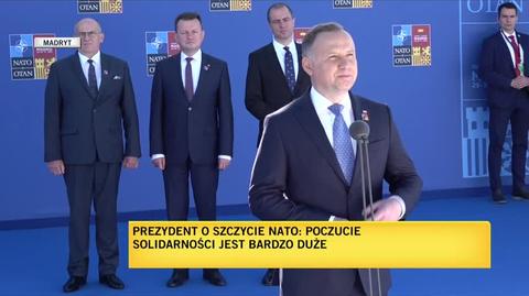 Prezydent o szczycie NATO: To zupełne przeciwieństwo tego, czego chciał Putin. Niewątpliwa porażka Rosji