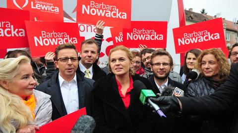 Barbara Nowacka z kampanią w terenie