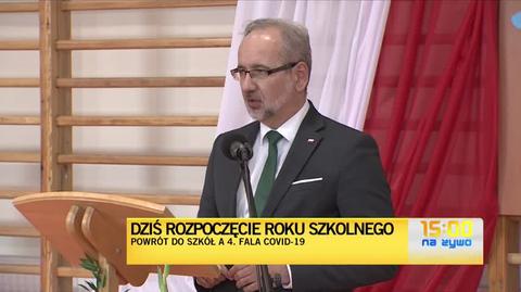 Niedzielski do uczniów: życzę wam, żeby ten rok był zupełnie inny niż rok poprzedni