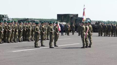 Żołnierze dobrowolnej zasadniczej służby wojskowej z garnizonu w Białej Podlaskiej złożyli przysięgę