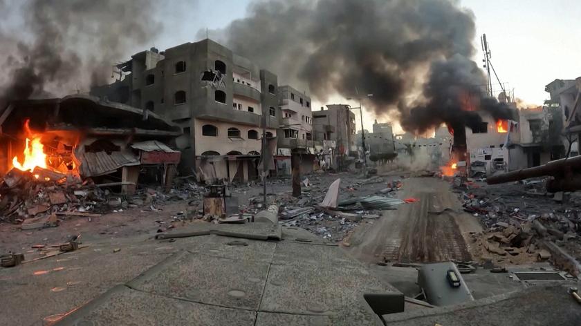 Izraelska armia opublikowała nagrania, które mają przedstawiać operacje naziemne w Strefie Gazy