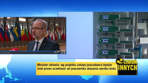 Niedzielski o wprowadzeniu zaostrzenia obostrzeń i sytuacji epidemicznej 