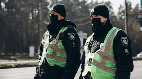 Po wprowadzenia kwarantanny władze Ukrainy wyprowadziły na ulice funkcjonariuszy Gwardii Narodowej
