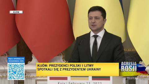 Prezydent Zełenski: Polska i Litwa są wielkimi przyjaciółmi Ukrainy