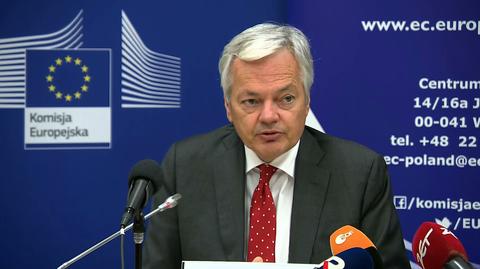 Reynders: główna obawa dotycząca Polski dotyczy niezależności wymiaru sprawiedliwości