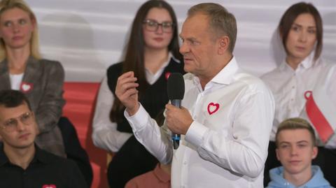 Tusk o słowach Horały: jeszcze raz w telefonie sprawdziłem, czy to nie jest jakiś fejk