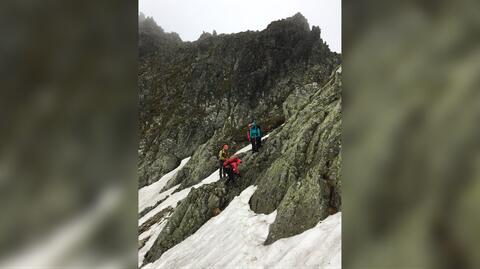 Polscy turyści utknęli na Przełęczy Rohatka w słowackich Tatrach