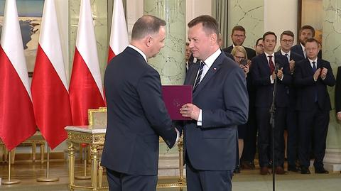 Prezydent Andrzej Duda powołał Mariusza Błaszczaka na urząd wicepremiera