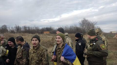 Wymiana jeńców Rosji z Ukrainą. Do domu wrócili obrońcy Mariupola
