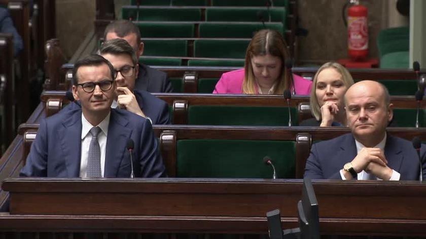 Premier i marszałek Sejmu spierają się o projekt budżetu 